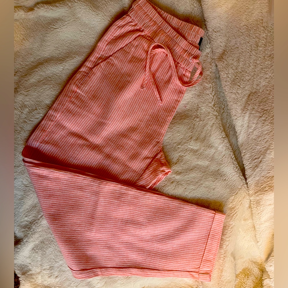J.Crew Linen Blend Crop Pants